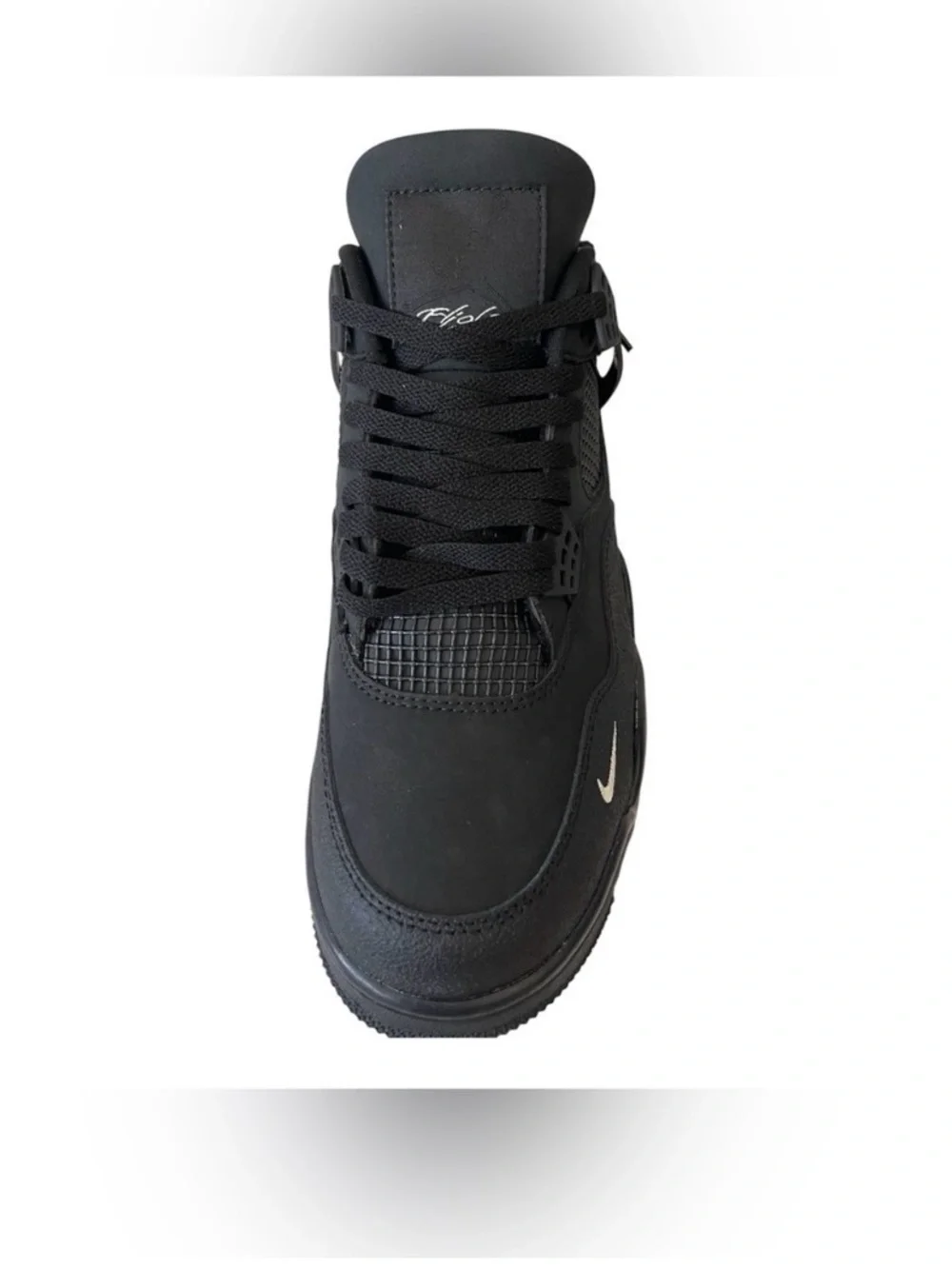 Air Jordan 4 Retro OG SP Men's Black /White Athletic Sneaker-Classic